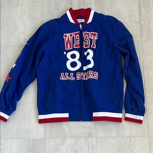 Mitchell n Ess Blue 'West 83 All Stars' Jacket